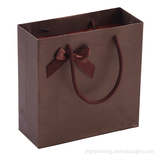 Cosmetic Paper Bags /Promotional Paper Handbags/Handle Gift Carrier Bags